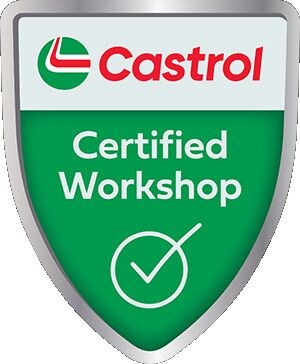 Castrol Certified Workshop shield